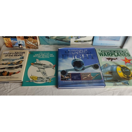 86 - A collection of aviation interest books to include History of the Royal Air Force, Chronicle of Avia... 