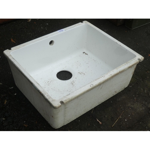 103 - A ceramic Belfast sink.