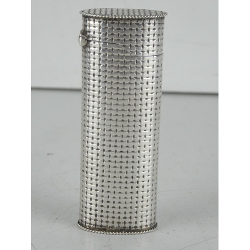 170 - A vintage Sterling silver lighter case.