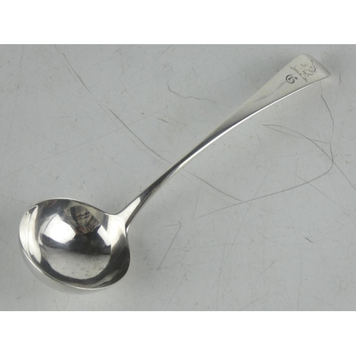 178 - An antique Sterling silver toddy ladle by maker George Smith & William Fearn, London 1791.