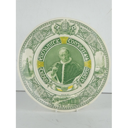 203 - An antique Royal Ivory - John Haddock & Sons Ltd collectors plate.