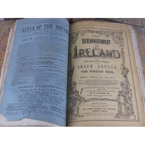 226 - Two vintage folders 'The History of Ireland from the Earliest Period of the Irish Annals to the Pres... 