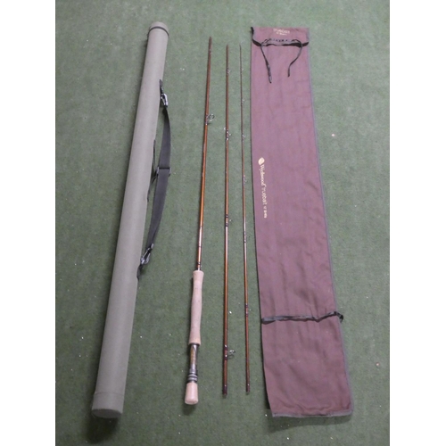 237 - A cased Sharpes of Aberdeen, the Gordon 2 fishing rod.