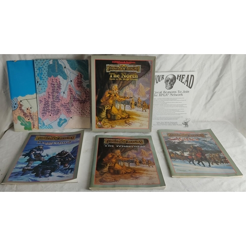 266 - A boxed Advanced Dungeons & Dragons Forgotten Realms - The North Guide to The Savage Frontier.