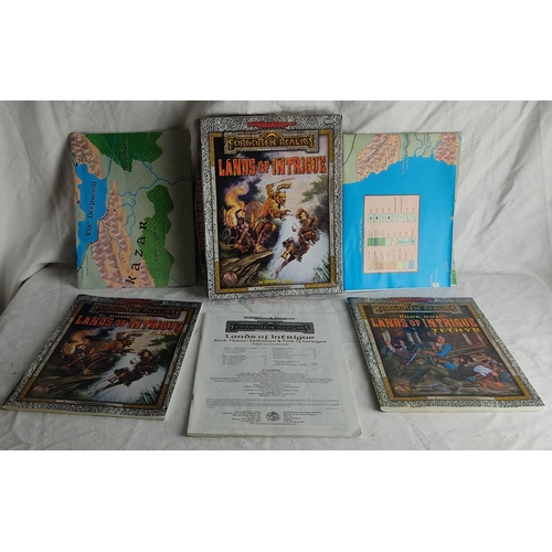 267 - A boxed Advanced Dungeons & Dragons Forgotten Realms Campaign Expansion - Lands of Intrigue.