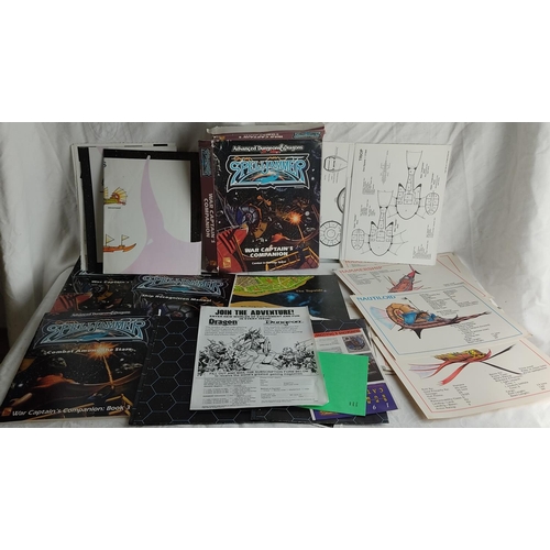 272 - A boxed Advanced Dungeons & Dragons 2nd Edition Spell Jammer A D & D Adventures in Space and War Cap... 