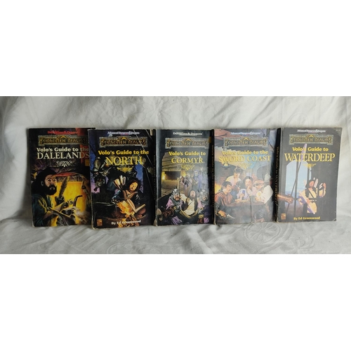 282 - Five Advanced Dungeons & Dragons Forgotten Realms books to include Volvo's Guide to the Dalelands, V... 