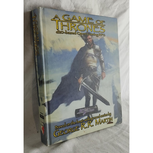 295 - A Game of Thrones D20- Based Open Gaming RPG hardbacked book.