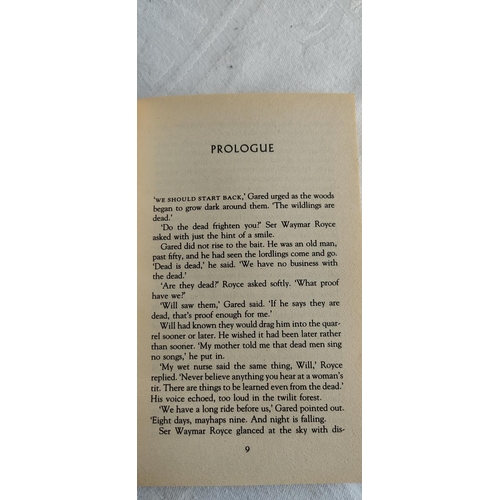 296 - A vintage book 'A Game of Thrones review edition' - book one of a Song of Ice and Fire by George R R... 