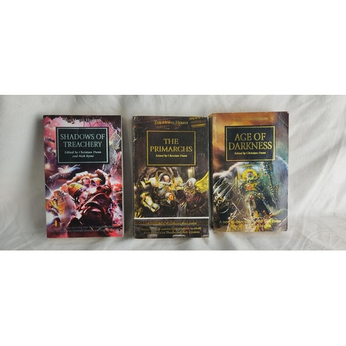 313 - Three Horus Heresy books - The Primarchs, Shadows of Treachery and Age of Darkness.