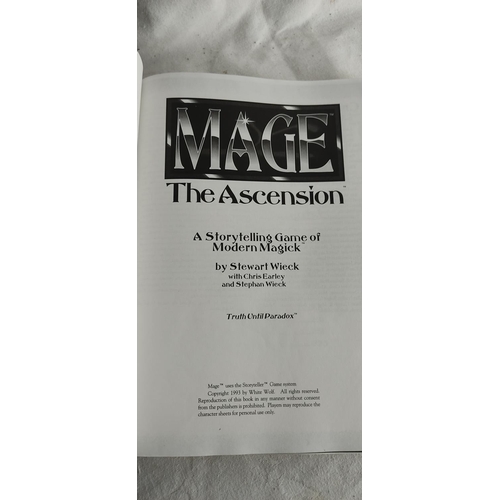 333 - 'Mage - The Ascension' book - a storytelling game of modern magick by Stewart Wieck.