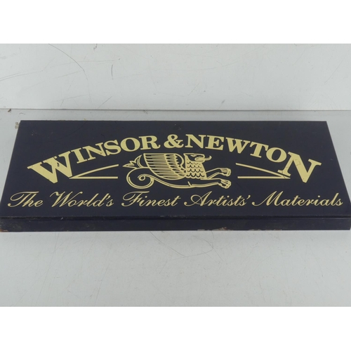 337 - A vintage Winsor & Newton sign.