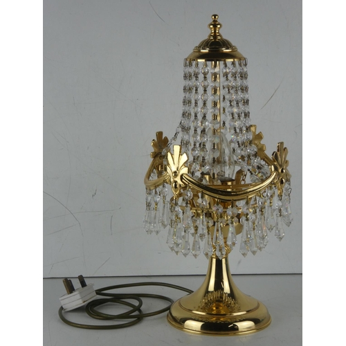 341 - A decorative table lamp.