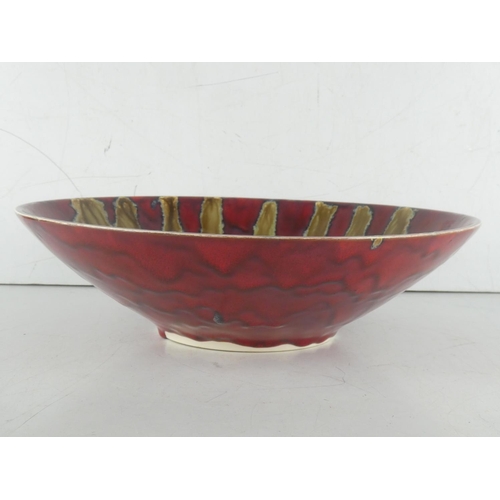 351 - A stunning large F MacCool & Co - Giants Causeway fruit bowl.