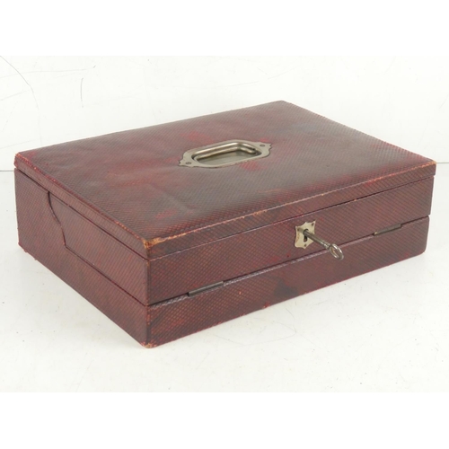 369 - A stunning antique writing box.