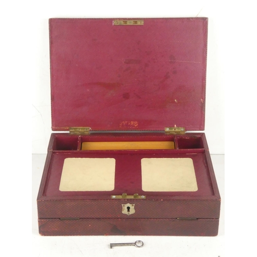 369 - A stunning antique writing box.