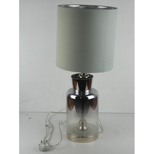 392 - A modern table lamp with shade.