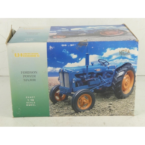 394 - A boxed Universal Hobbies Fordson Power Major model tractor.