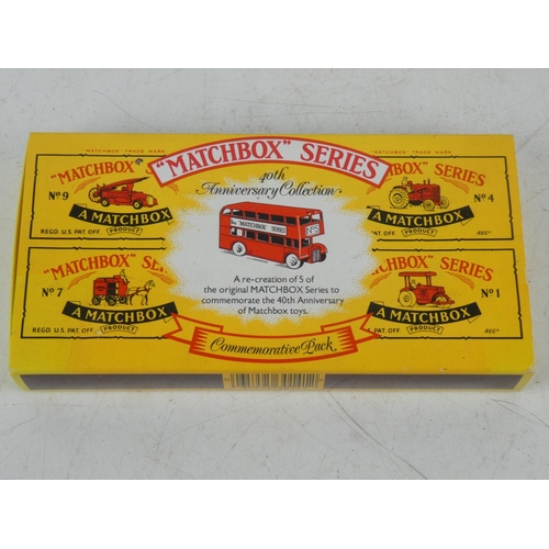 395 - A Matchbox Series 40th Anniversary Collection Commemorative pack.