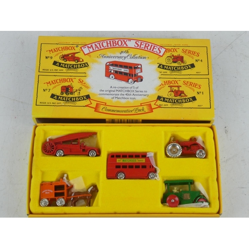 395 - A Matchbox Series 40th Anniversary Collection Commemorative pack.