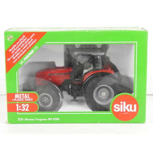 398 - A boxed Siku 3251 Massey Ferguson MF 8280 model Tractor.