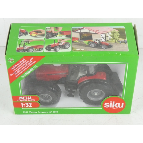 398 - A boxed Siku 3251 Massey Ferguson MF 8280 model Tractor.