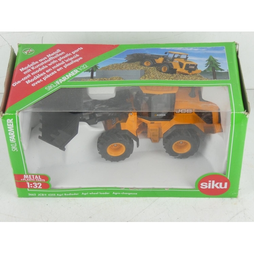 399 - A boxed Siku 3663 JCB 4355 Agri Wheel Loader model Tractor.