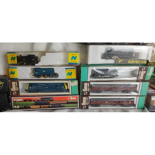 435 - A collection of model vehicles to include trains, buses & more.