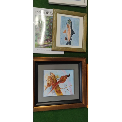 454 - A collection of original paintings by artist Barbara Laverty.