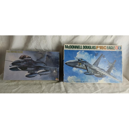 458 - 2 boxed model aircraft kits.