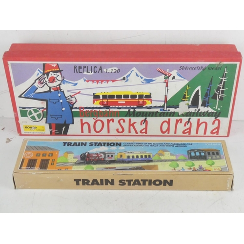 461 - A vintage boxed Bergbahn Mountain Railway set - Sberatelsky model and a boxed limited edition Schyll... 