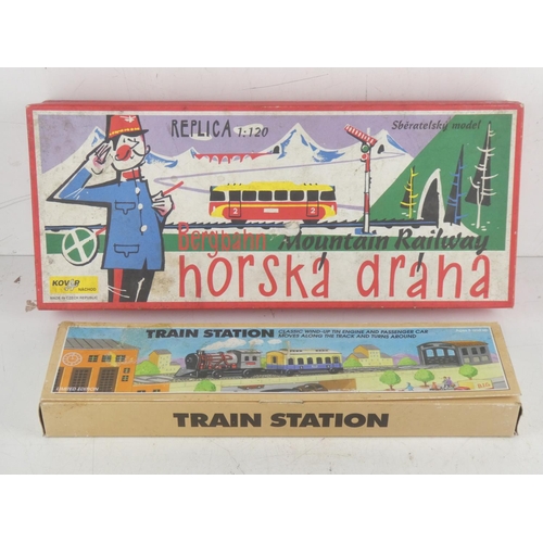 462 - A vintage boxed Bergbahn Mountain Railway set - Sberatelsky model and a boxed limited edition Schyll... 