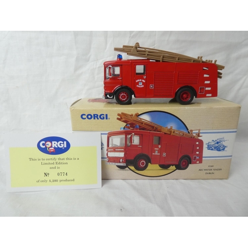 107 - A boxed Corgi Classics 97359 AEC Water Tender, Dublin.