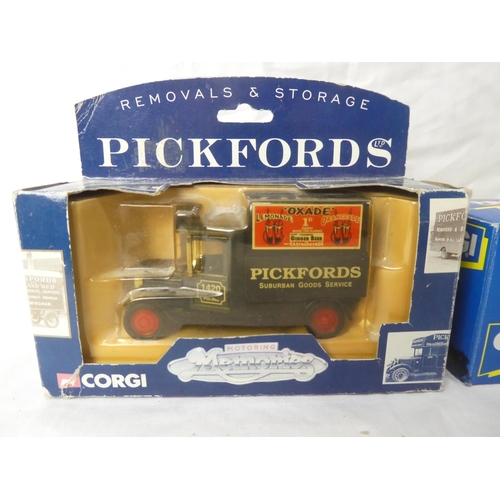 115 - Two vintage boxed Corgi vehicles - Jaguar and 61207 Pickfords Removals and Storage.