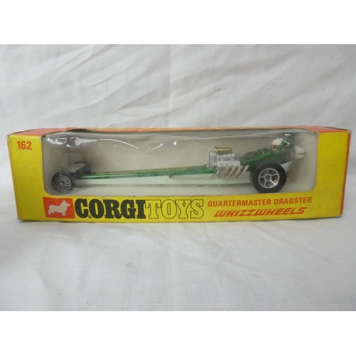 117 - Three vintage boxed Corgi toy vehicles - 162 Whizzwheels Quatermaster Dragster, 454 Commer (5 ton) p... 