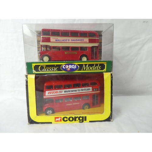 118 - A vintage boxed Corgi 469 Routemaster and another.