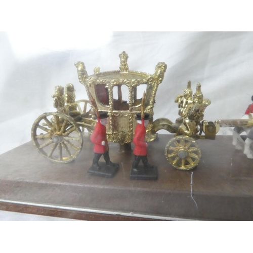 128 - A vintage Crescent Toys 1977 Model - Royal State Procession - Queen Silver Jubilee.