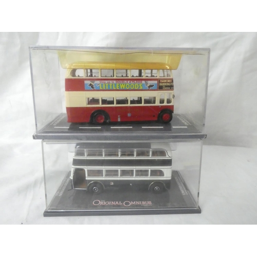 132 - Two cased Corgi limited edition The Original Ominibus buses.