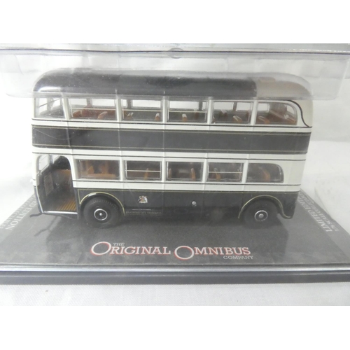 132 - Two cased Corgi limited edition The Original Ominibus buses.