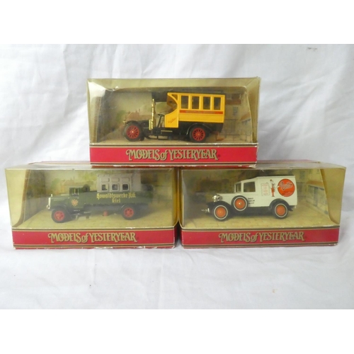 134 - Three boxed Models of Yesteryear toy vehicles Y41 1932 Mercedes Benz L5, Y22-11930 Model 'A' Ford va... 