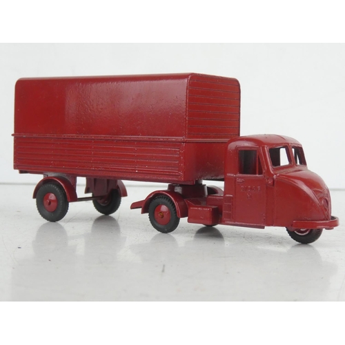 30 - A vintage Budgie diecast Scammell 'Scarab' & semi trailer.