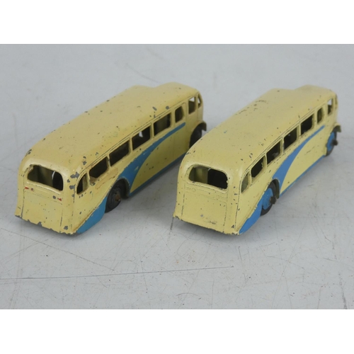 44 - 2 vintage Dinky/ Meccano Ltd buses.