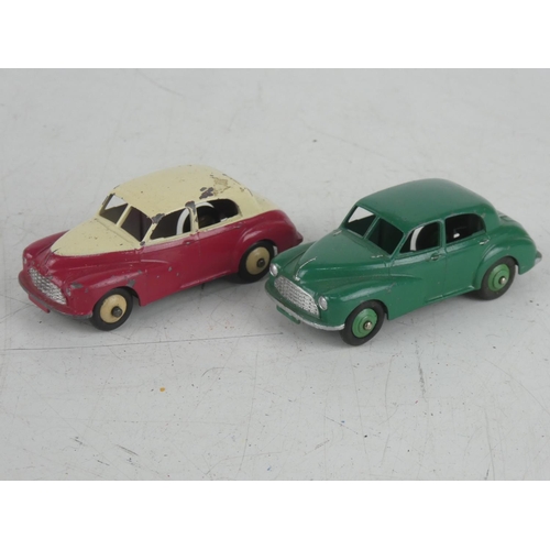 45 - 2 vintage Dinky/ Meccano Ltd Morris Oxford cars.