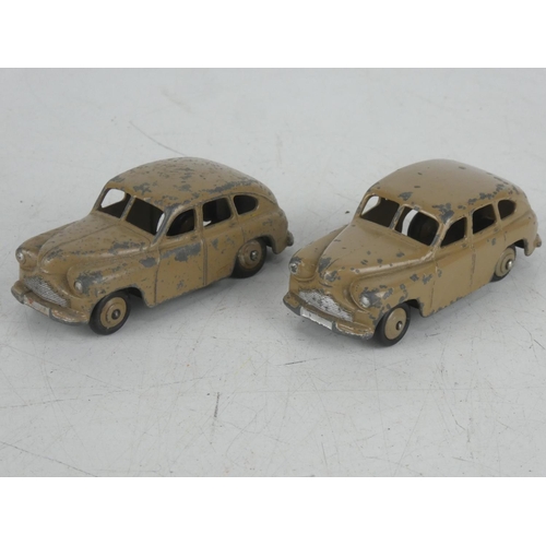 47 - 2 vintage Dinky/ Meccano Ltd Vanguard cars.