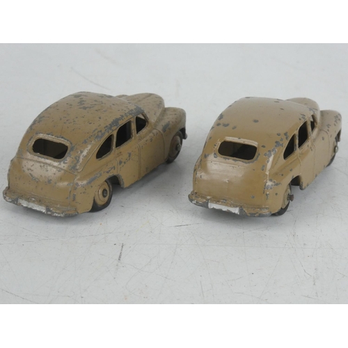 47 - 2 vintage Dinky/ Meccano Ltd Vanguard cars.