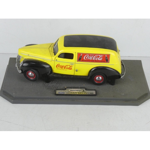 49 - A large diecast Matchbox Ford Coca Cola Sedan Delivery truck.