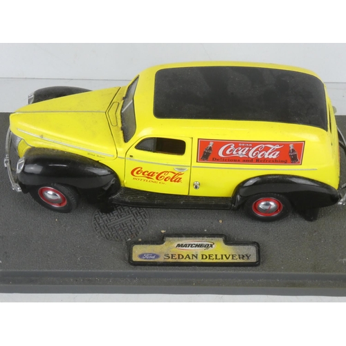 49 - A large diecast Matchbox Ford Coca Cola Sedan Delivery truck.