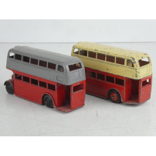 67 - 2 vintage Dinky/ Meccano Ltd Double Decker buses.