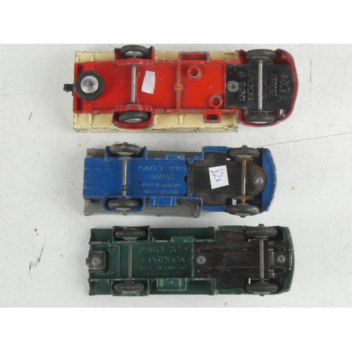 73 - A collection of 3 diecast Pick Up trucks, to include 2 by Dinky & a Corgi.