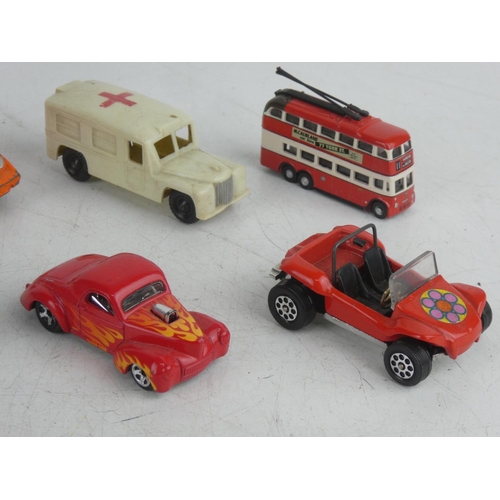 75 - A collection of 9 diecast vehicles to include Corgi, Road Master & more.